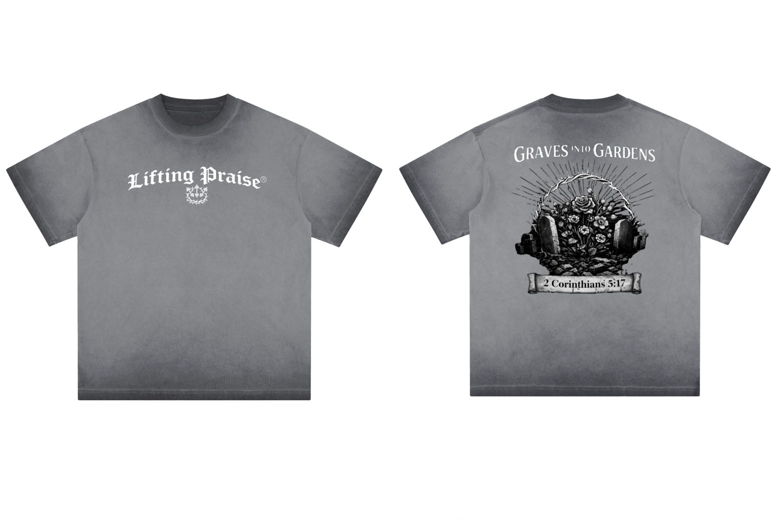 Graves into Gardens Reverse-Dyed Loose Tee Unisex